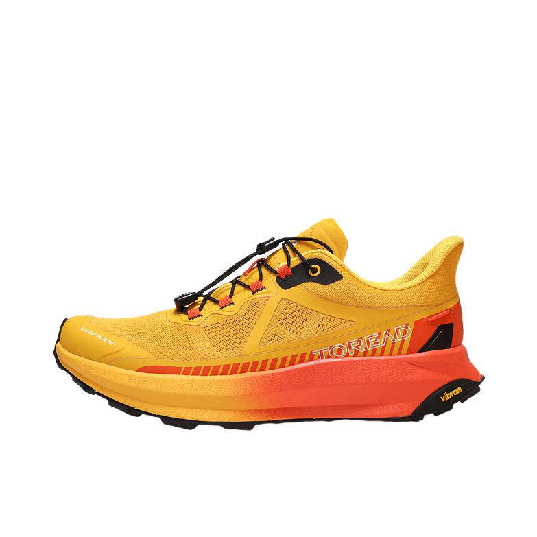 推荐商品：探路者 VIBRAM 户外鞋 舒适越野防滑大底轻量防泼水 柠黄色