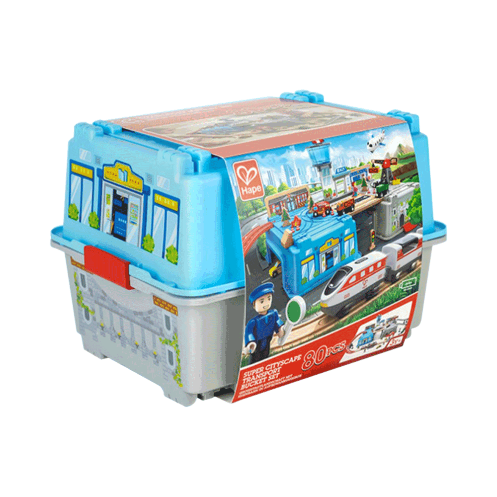 推荐商品：Hape 火车轨道交运枢纽 儿童玩具