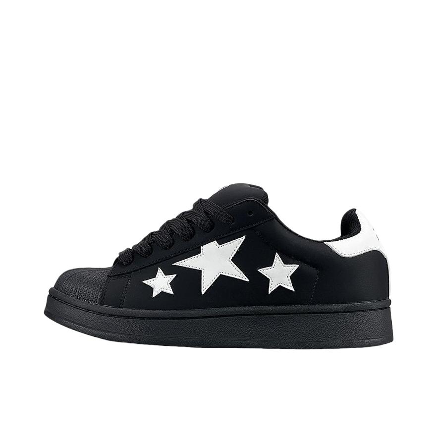 推荐商品：SUPER DRAG 板鞋 复古舒适百搭潮流 AK-80201 黑色/白色