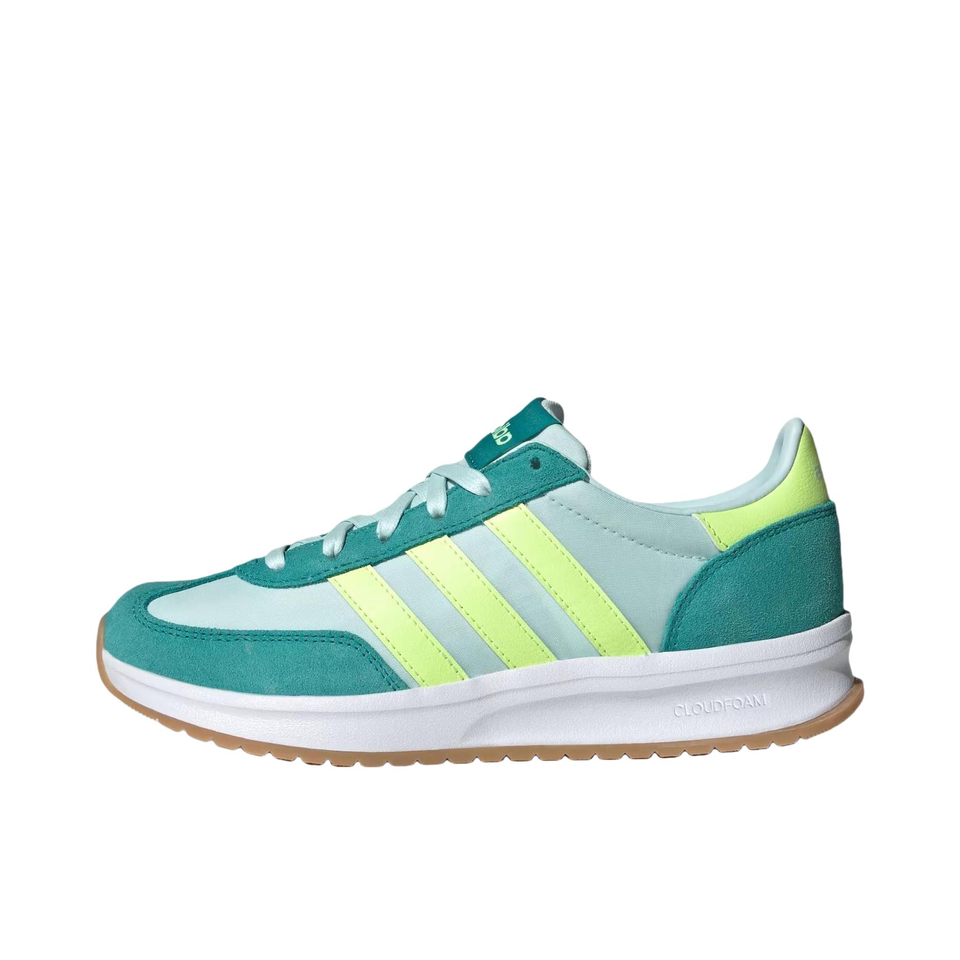 推荐商品：adidas RUN 70s 2.0 跑鞋 防滑耐磨轻便透气低帮系带复古百搭时尚潮流轻运动贴合 女款/薄荷绿