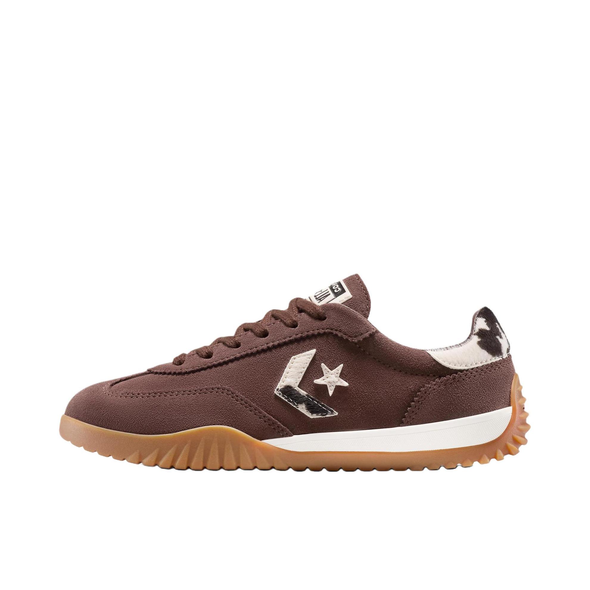 推荐商品：Converse/匡威 Run Star Trainer 流星 德训鞋 运动休闲鞋 防滑耐磨舒适轻便平跟复古 正棕色/白色