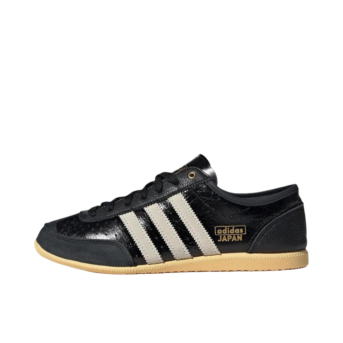 推荐商品：adidas Originals JAPAN Decon 运动休闲鞋 百搭系带平跟圆头 黑色 