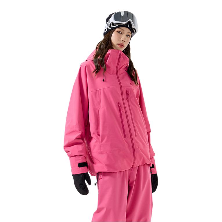 推荐商品：NANDN/南恩 保暖防水加厚耐磨滑雪服 NCJC25124 树莓粉