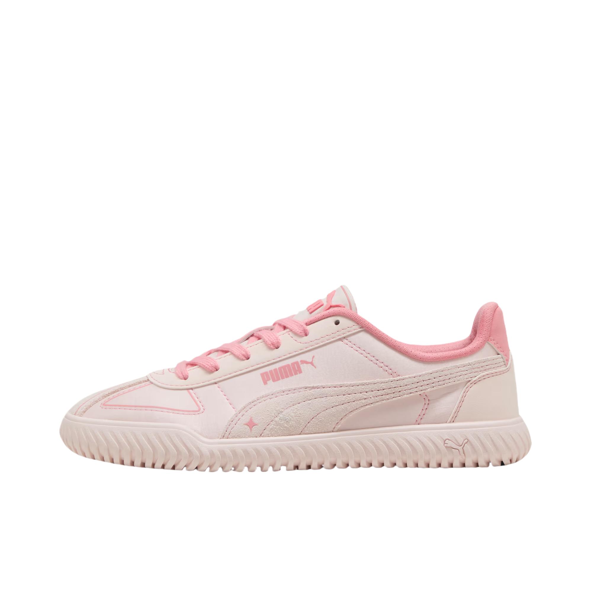 推荐商品：Puma/彪马 CLUB KAYZER SD 运动休闲鞋 板鞋舒适复古百搭耐磨 女款/粉色 