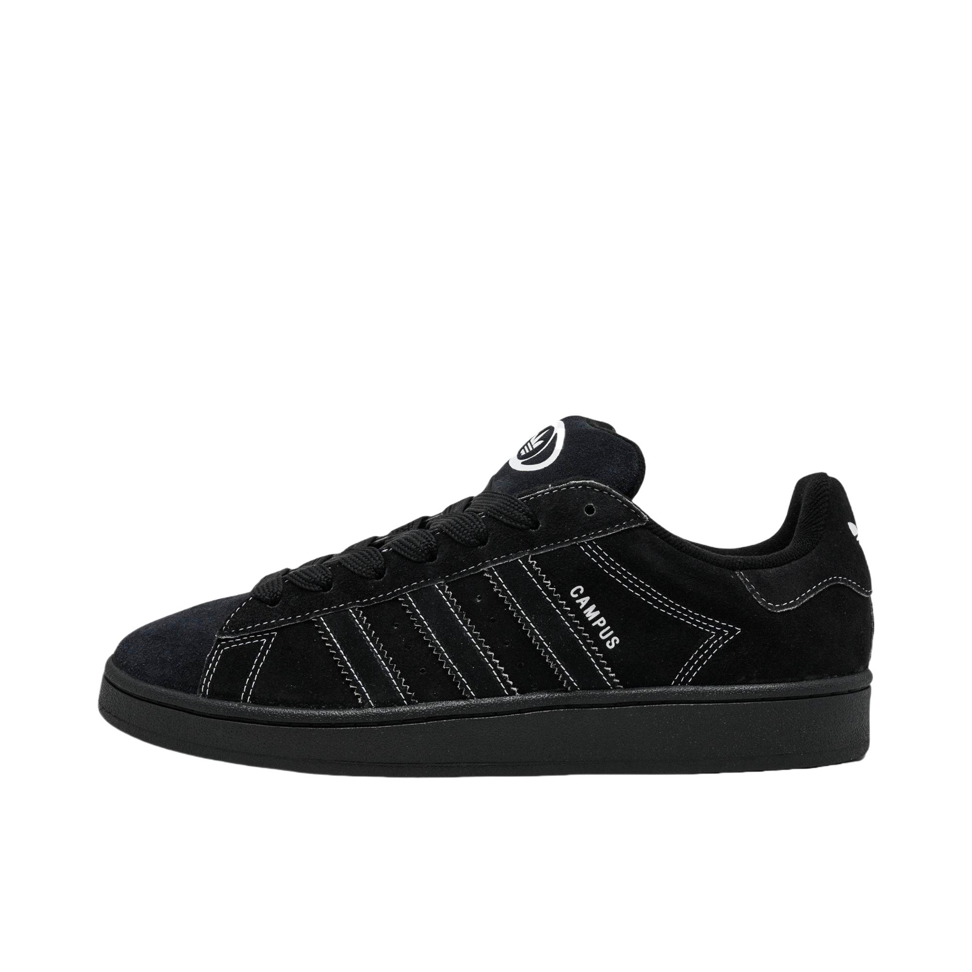 推荐商品：adidas Originals Campus 00s 板鞋 面包鞋 复古缓震透气轻便薄底贴合耐穿圆头包裹性平跟支撑 男款/黑色