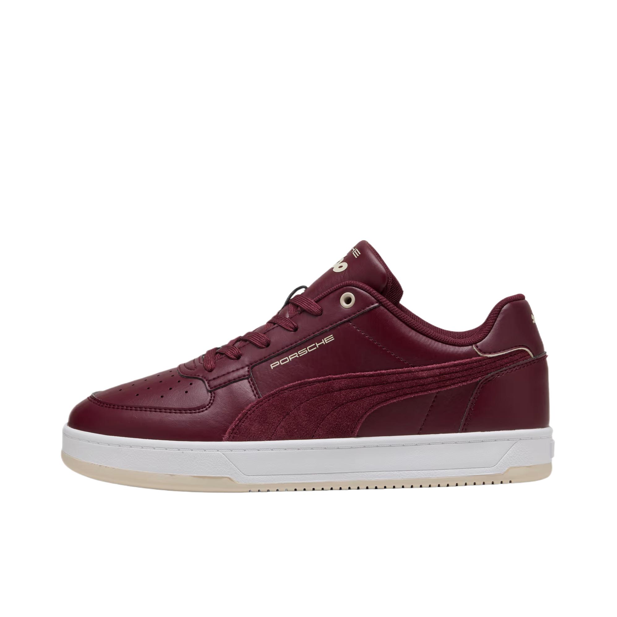 推荐商品：Puma/彪马 Caven 2 板鞋 防滑耐磨舒适百搭复古轻便透气运动 Porsche 保时捷联名/酒红色