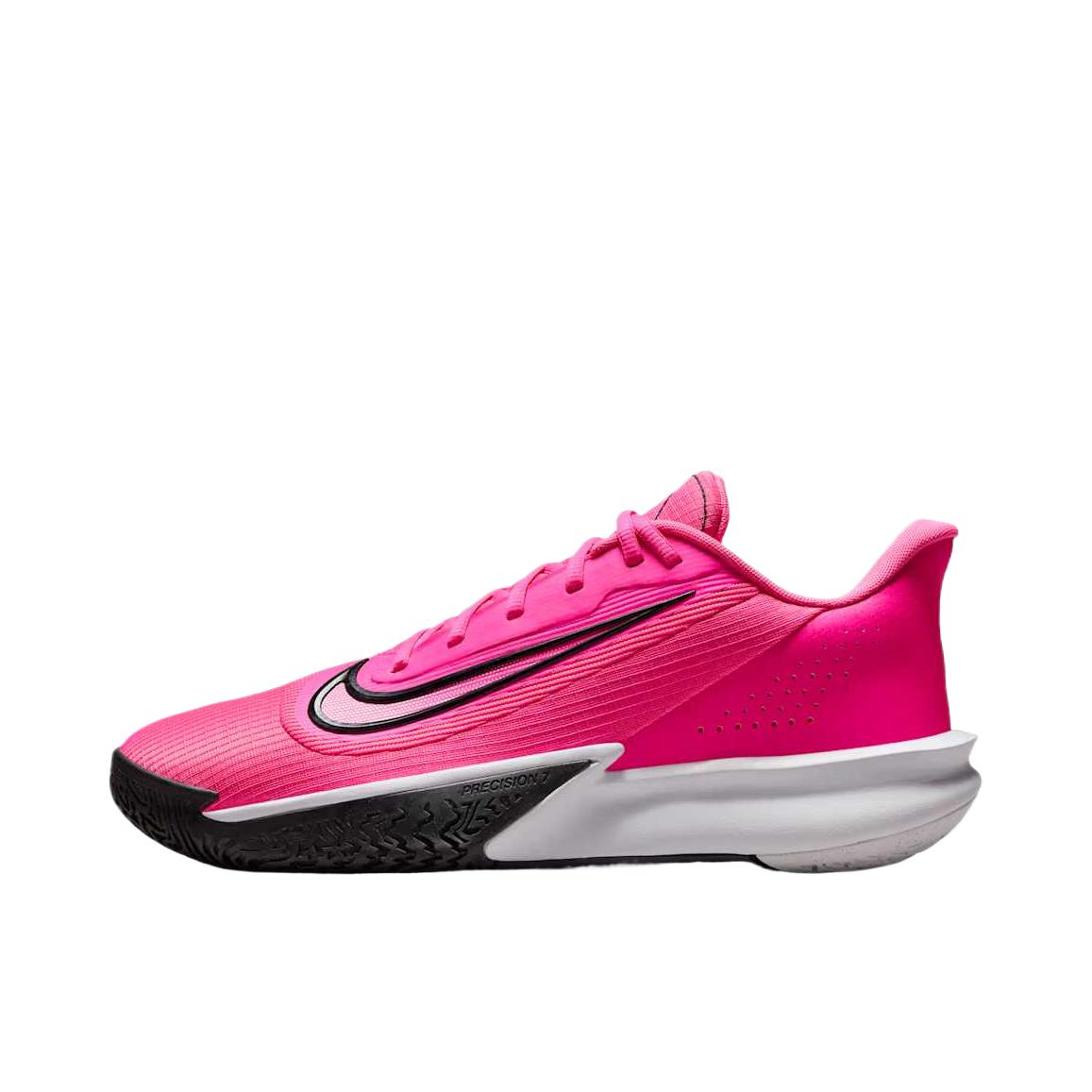 推荐商品：Nike Precision 7 精密7 篮球鞋 抗扭实战防滑耐磨缓震支撑室外舒适百搭训练 粉色