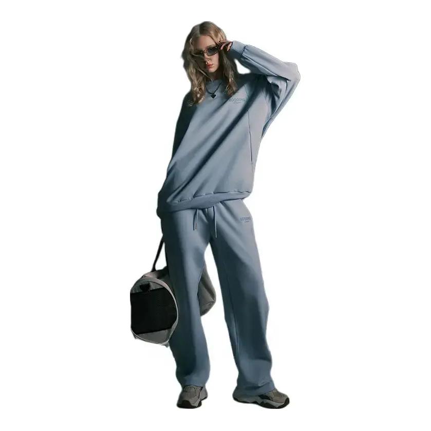 推荐商品：Googims 系带套头长袖运动套装 G301 天空蓝