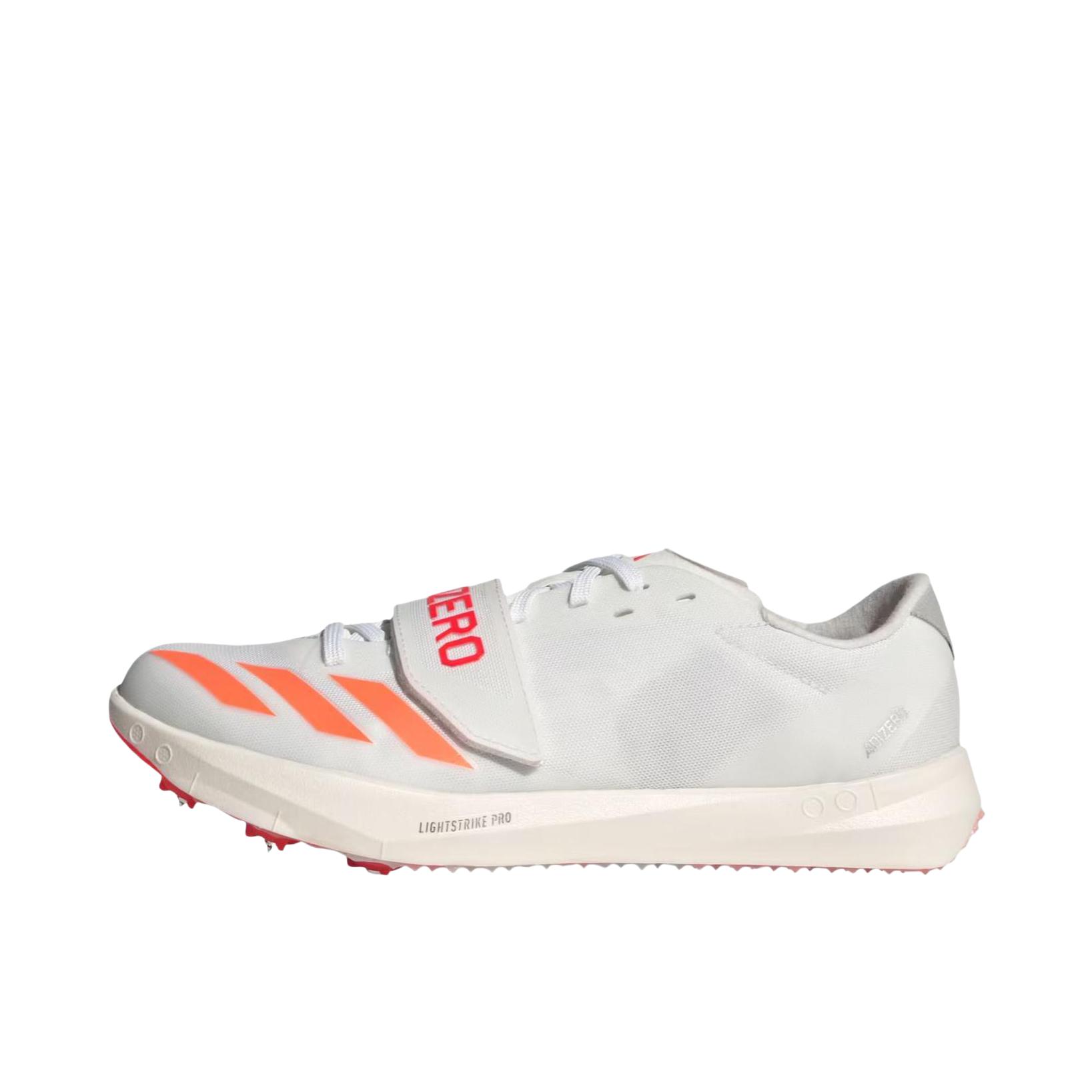 推荐商品：adidas adiZero TJ/PV 跑鞋 防滑耐磨透气碳板合成革贴合 云白色