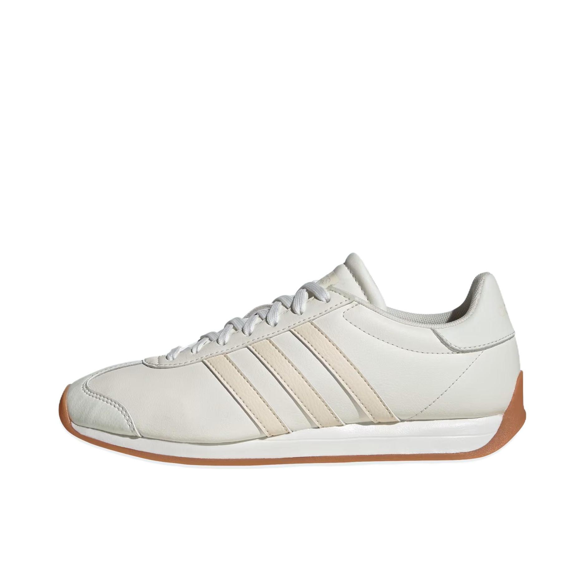 推荐商品：adidas RUNVISTA T头鞋 运动休闲鞋 舒适耐磨防滑 米色/白色