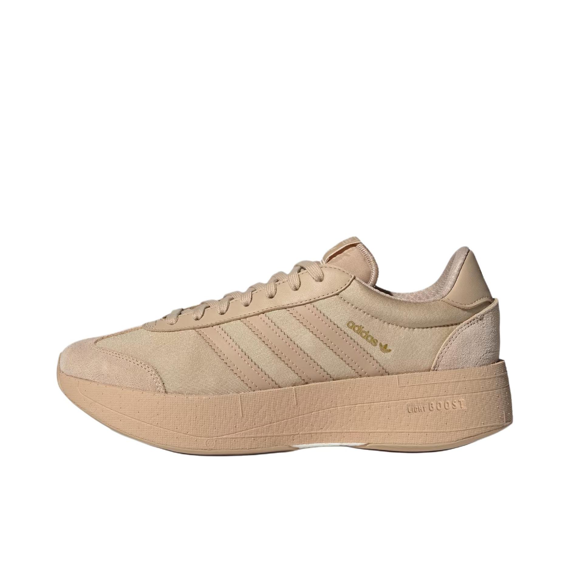 推荐商品：adidas Originals CITY RNR 经典时尚 百搭简约 舒适轻便 防滑耐磨 低帮 运动休闲鞋 棕色