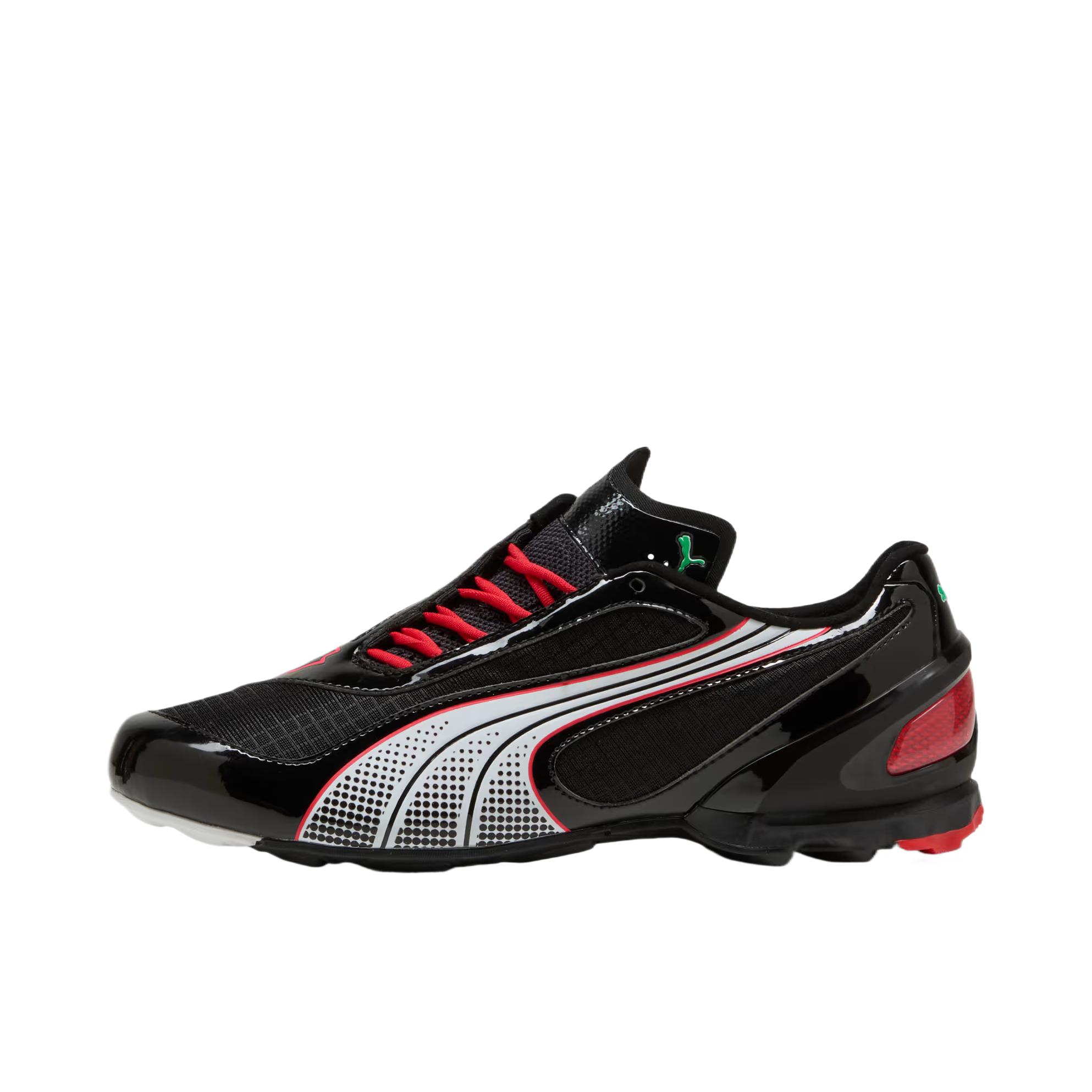 推荐商品：Puma/彪马 V-S1 Metallic 薄底鞋 运动休闲鞋 防滑耐磨低帮平跟贴合 黑色/红色