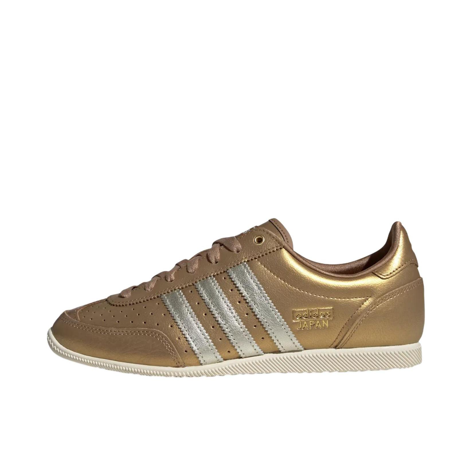 推荐商品：adidas Originals JAPAN 板鞋 防滑耐磨舒适低帮平跟复古百搭时尚薄底贴合 金色