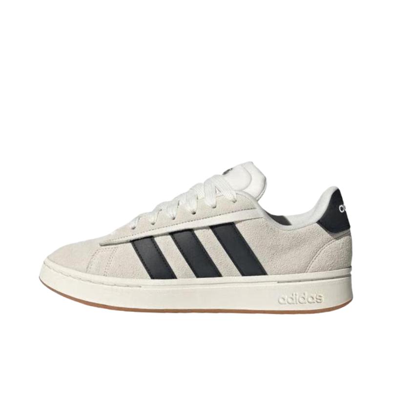推荐商品：adidas Grand Court Alpha 面包鞋 板鞋 减震透气防滑耐磨百搭复古 灰色/白色