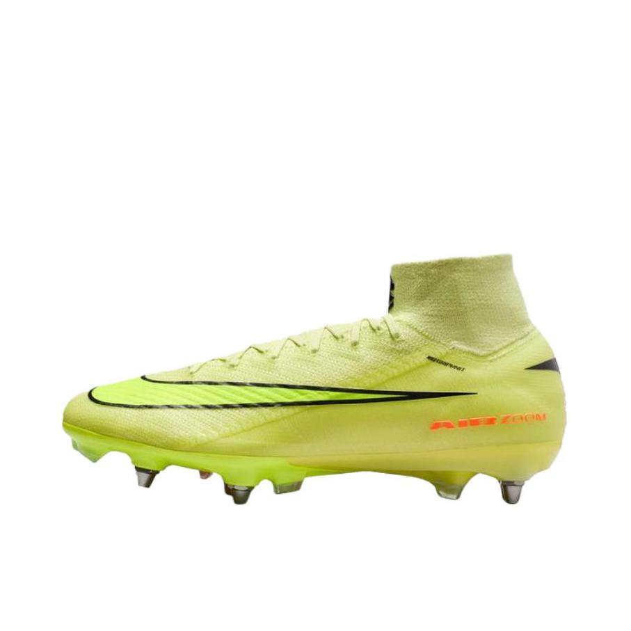 推荐商品：Nike Mercurial Superfly 10 Elite FG 足球鞋 胶质长钉多场地缓震 黄色/黑色