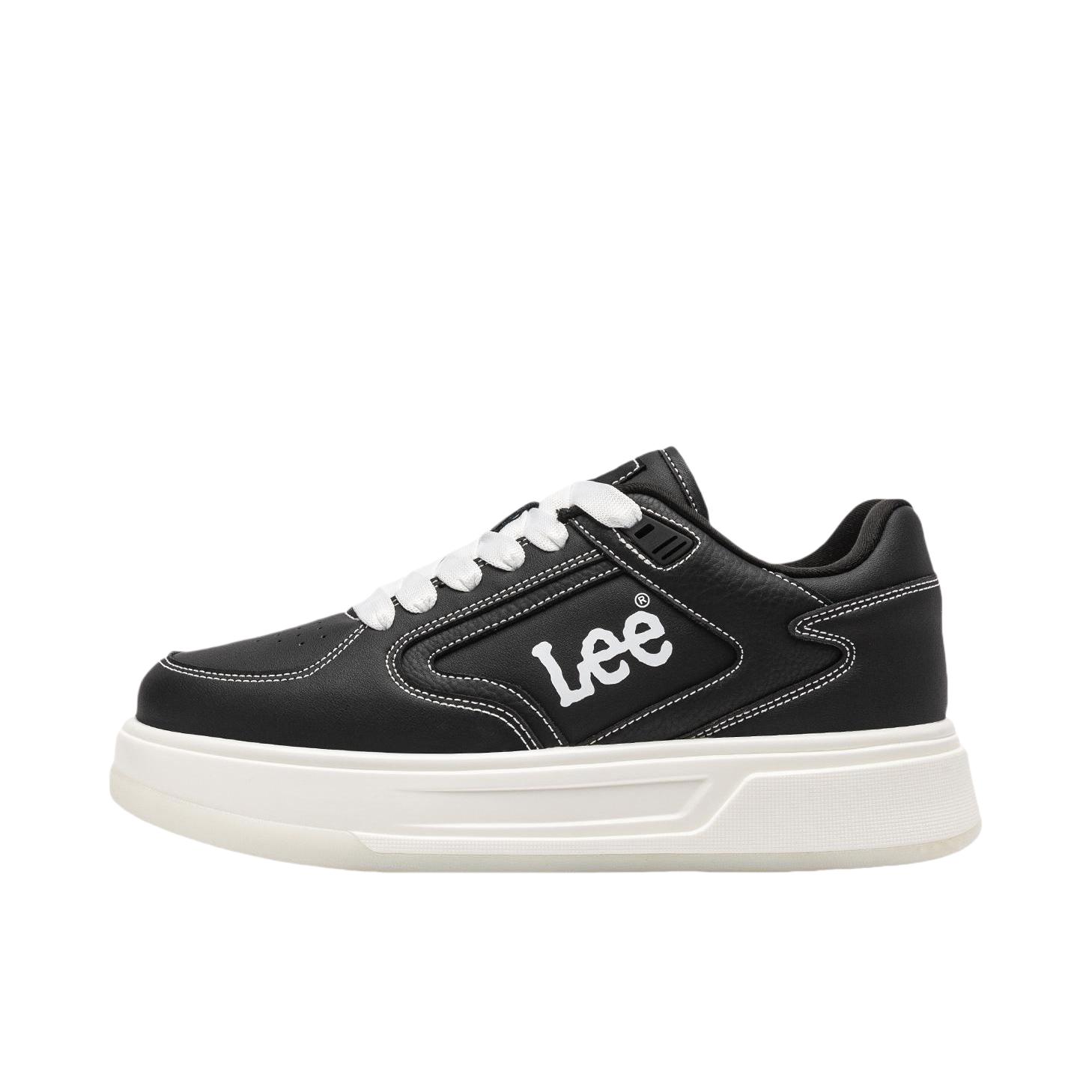 推荐商品：Lee 板鞋 潮流百搭休闲厚底 L254UB007 黑色