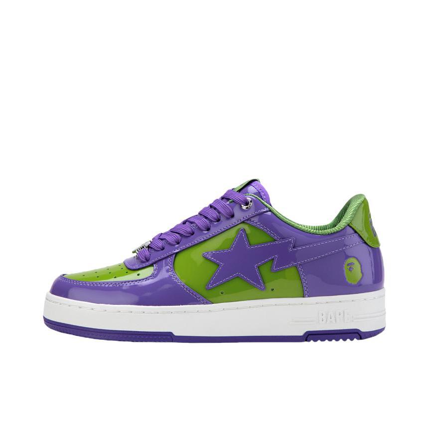推荐商品：A BATHING APE 板鞋 舒适百搭简约通勤 0ZXSHM191303O 紫色