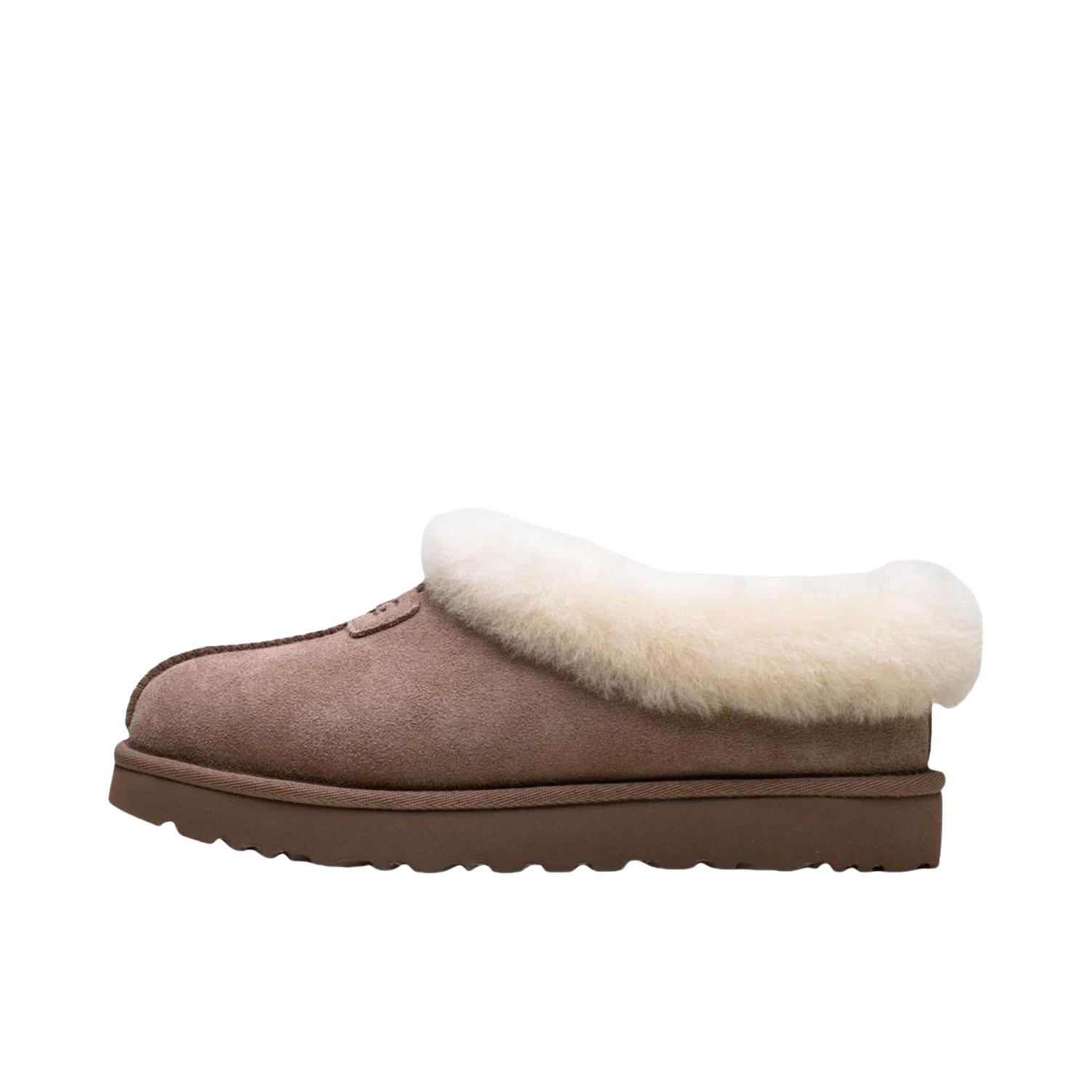 推荐商品：UGG Tazzette 塔茨特 轻便 短筒 平跟 加绒 圆头 包头 雪地靴 女款/灰色/褐色