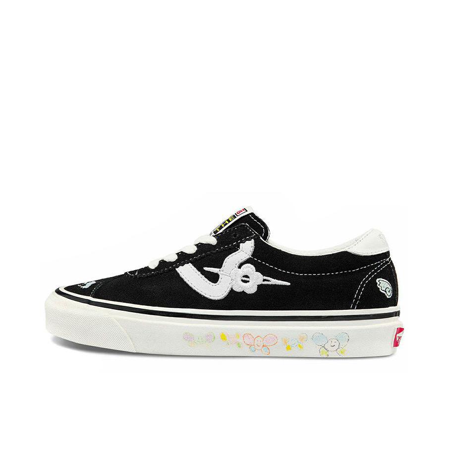推荐商品：Vans/范斯 style 73 DX 板鞋 潮流时尚舒适百搭防滑耐磨轻便透气豹纹复古拼接休闲 Sandy Liang联名/黑色