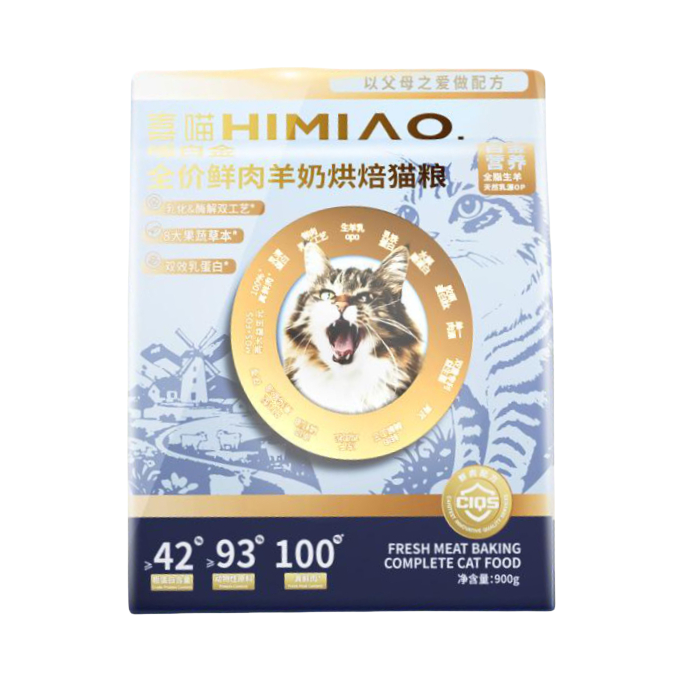 推荐商品：喜喵 喵白金全价 猫粮 提升自护力