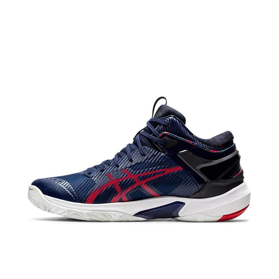 推荐商品：Asics/亚瑟士 Gel-Burst 24 缓震支撑 防滑耐磨 包裹性 织物 合成革 圆头 篮球鞋 蓝色/红色