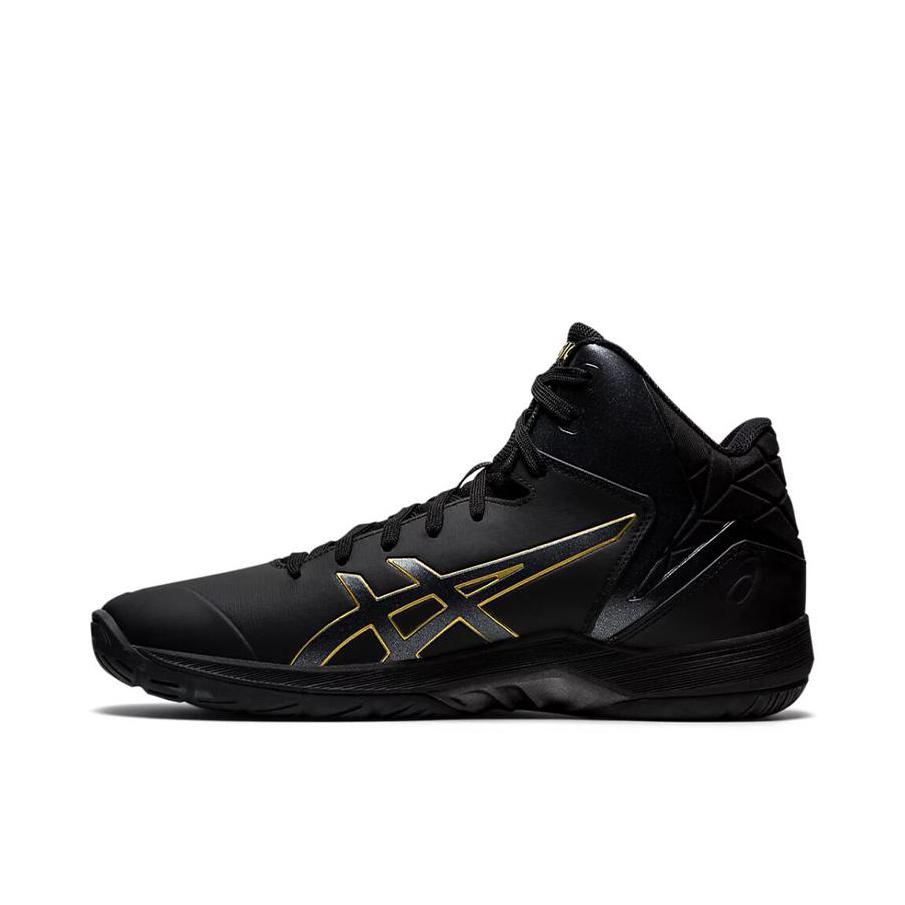 推荐商品：Asics/亚瑟士 GeL-triforce 3 透气舒适 减震耐磨 合成革 篮球鞋 黑色/金色