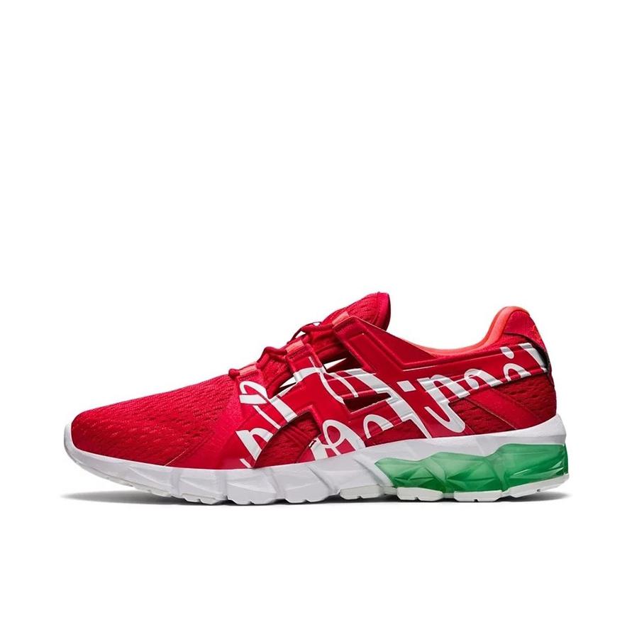 推荐商品：Asics/亚瑟士 Gel-Quantum 90 减震回弹 防滑耐磨 舒适透气 轻便 织物 跑鞋 可口可乐联名/红色