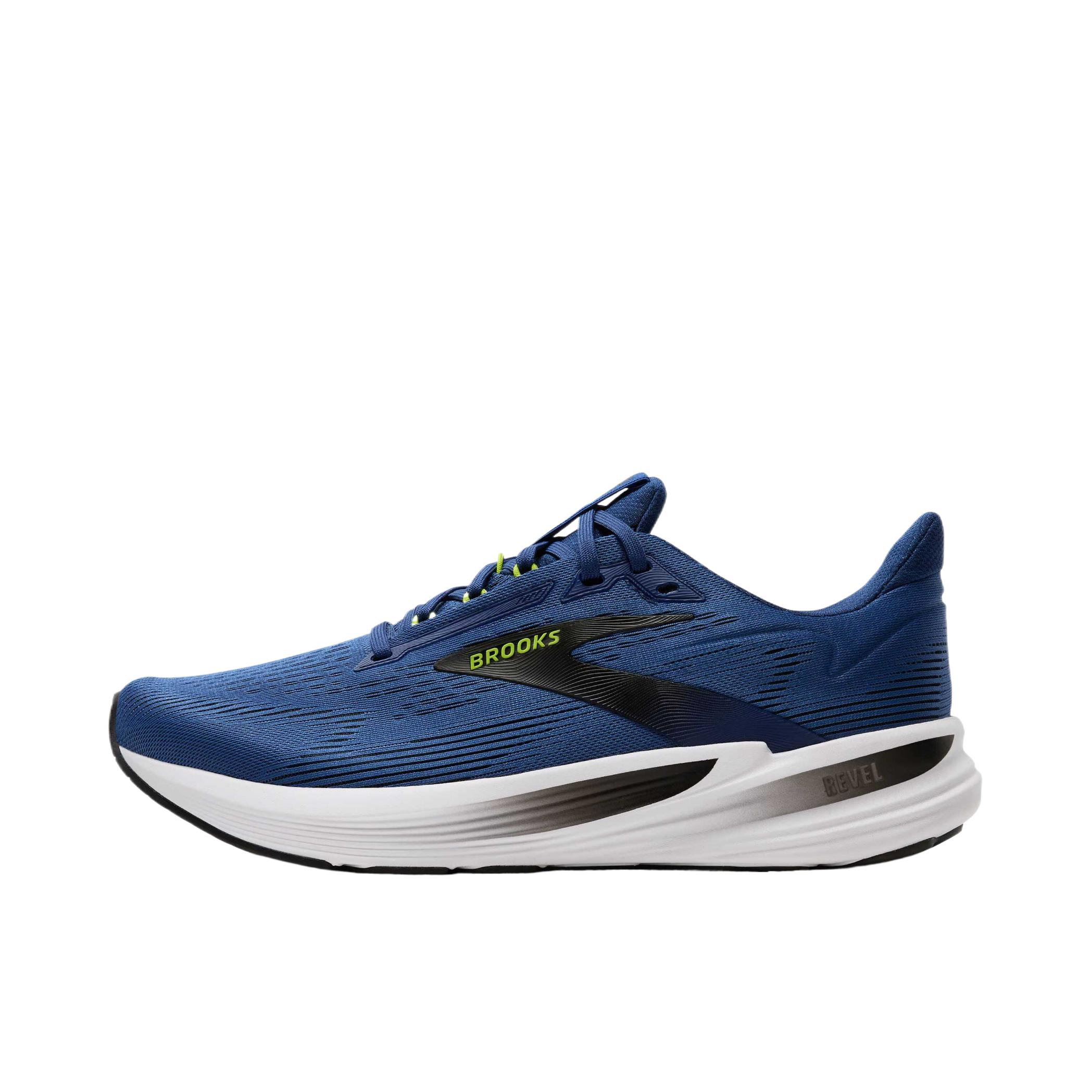 推荐商品：Brooks/布鲁克斯 Revel 狂欢 8 跑鞋 透气减震缓震运动 海军蓝/黑色
