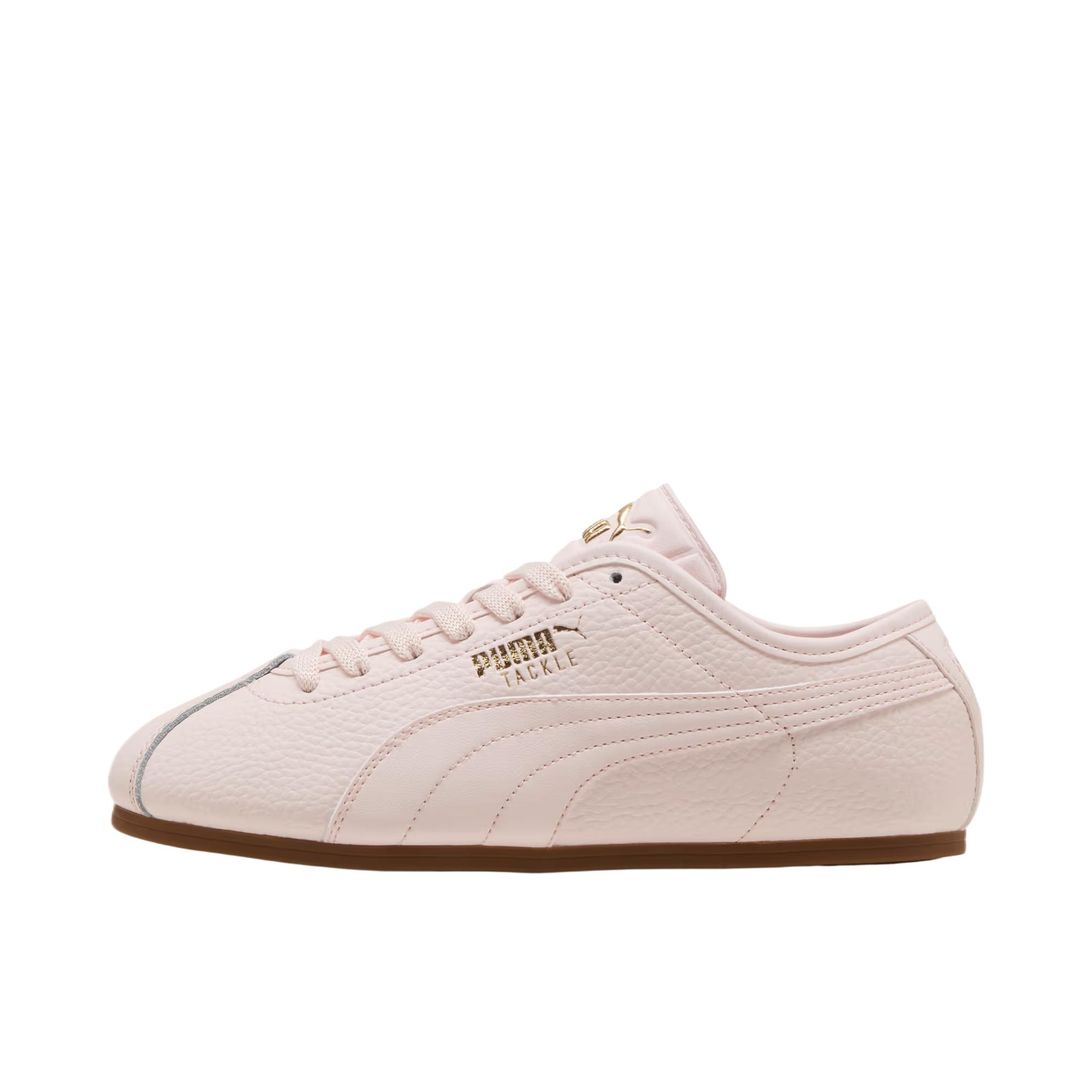 推荐商品：【张凌赫同款】 Puma/彪马 Tackle 运动休闲鞋 舒适简约复古百搭减震圆头薄底包裹性贴合 粉色