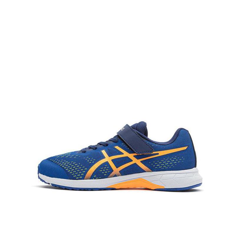 推荐商品：Asics/亚瑟士 Lazerbeam RH-MG 网面透气 防滑耐磨 软底 运动鞋儿童 小童/蓝色/黄色