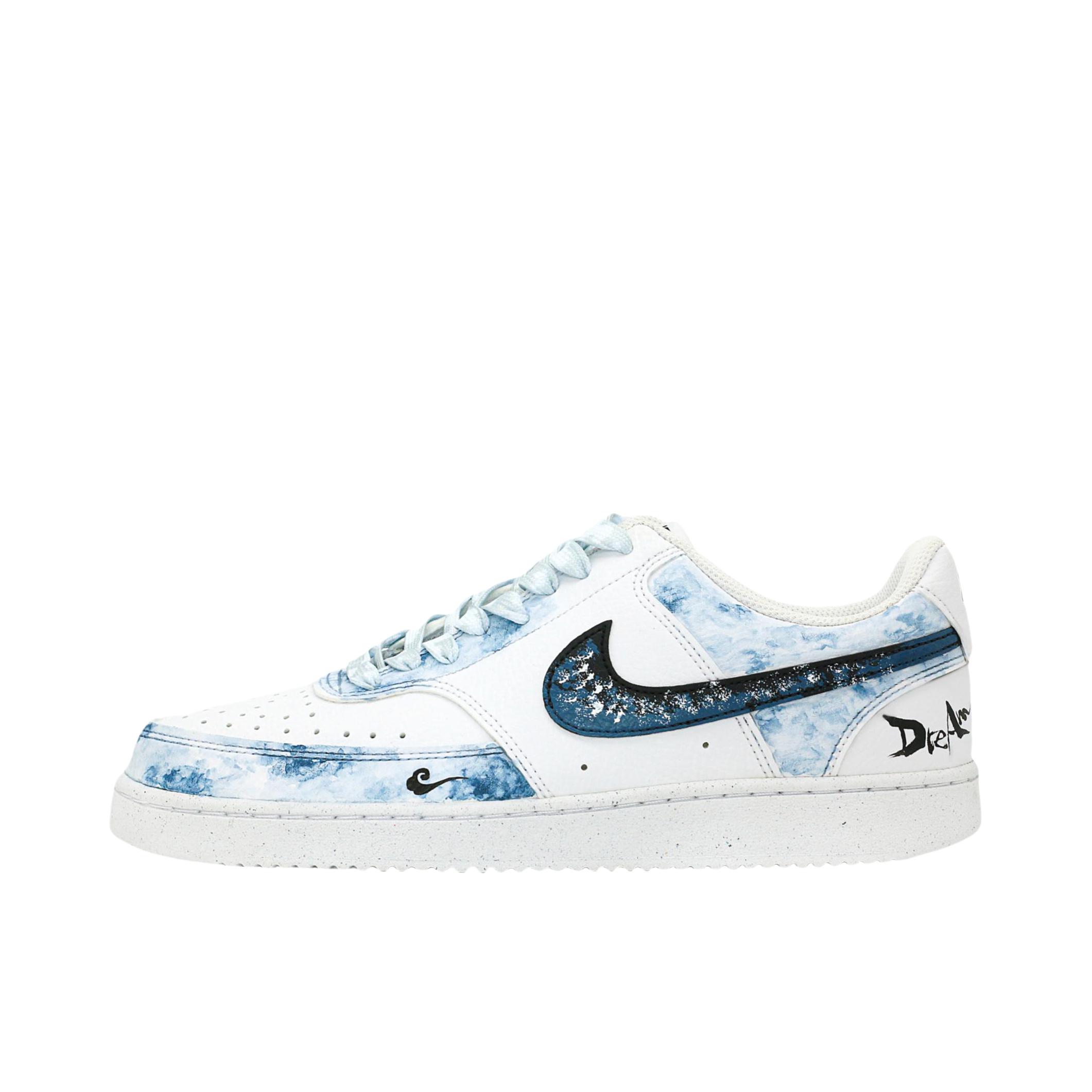 推荐商品：【定制球鞋】 Nike Court Vision 1 板鞋 防水美式简约防滑减震复古 幻境如梦