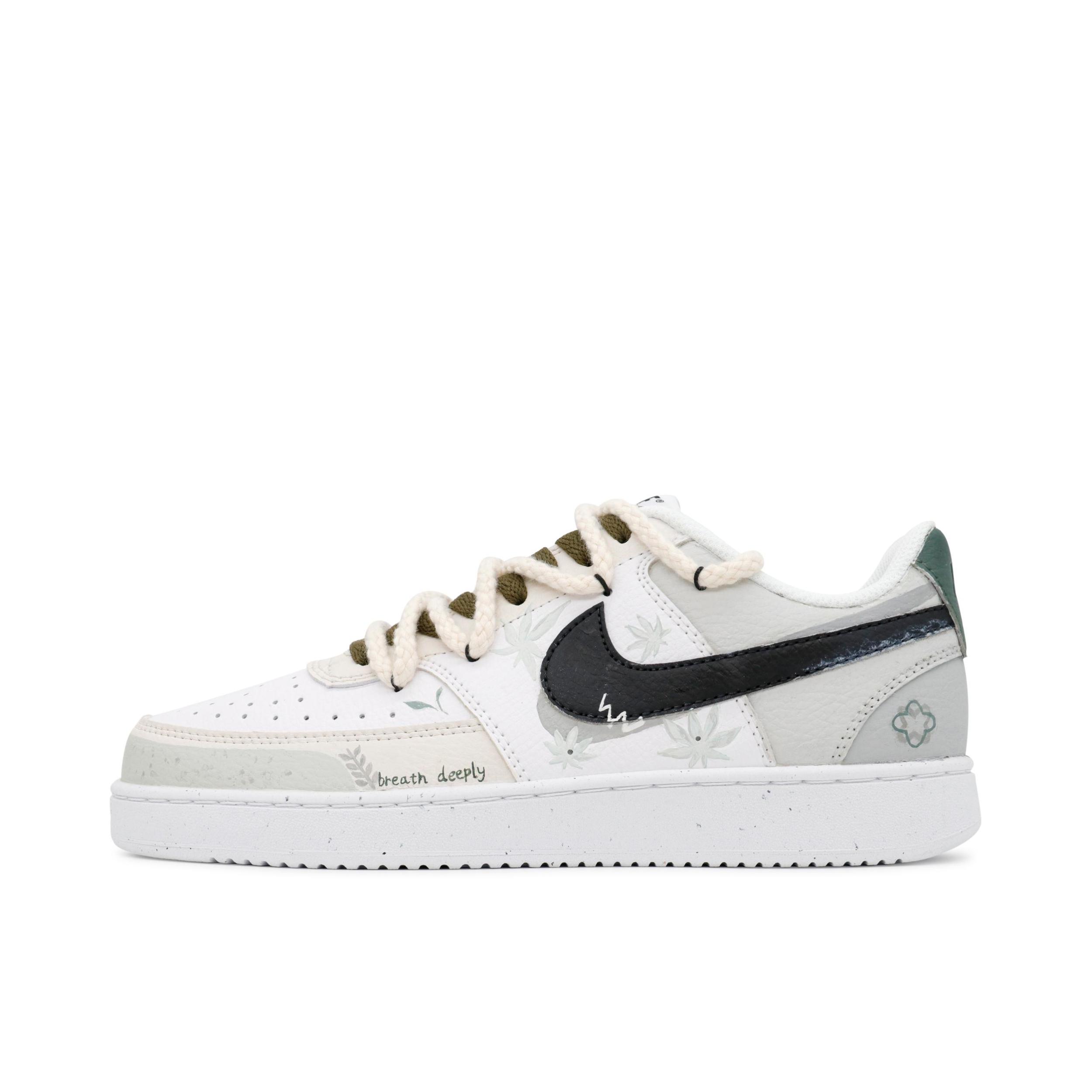 推荐商品：【定制球鞋】 Nike Court Vision 1 板鞋 防水美式简约防滑减震复古 枫叶轻扬 