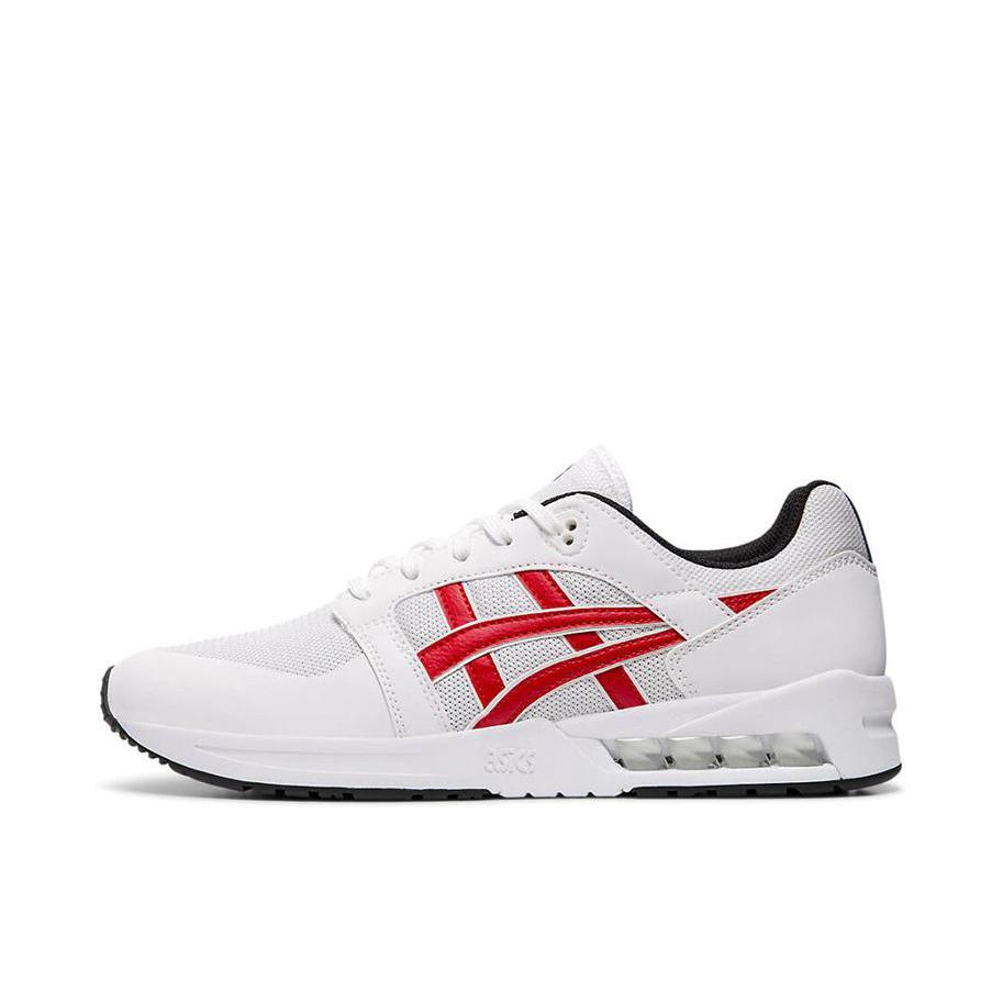 推荐商品：Asics/亚瑟士 Gel-Saga Sou 透气舒适 防滑耐磨 简约 运动休闲鞋 白红