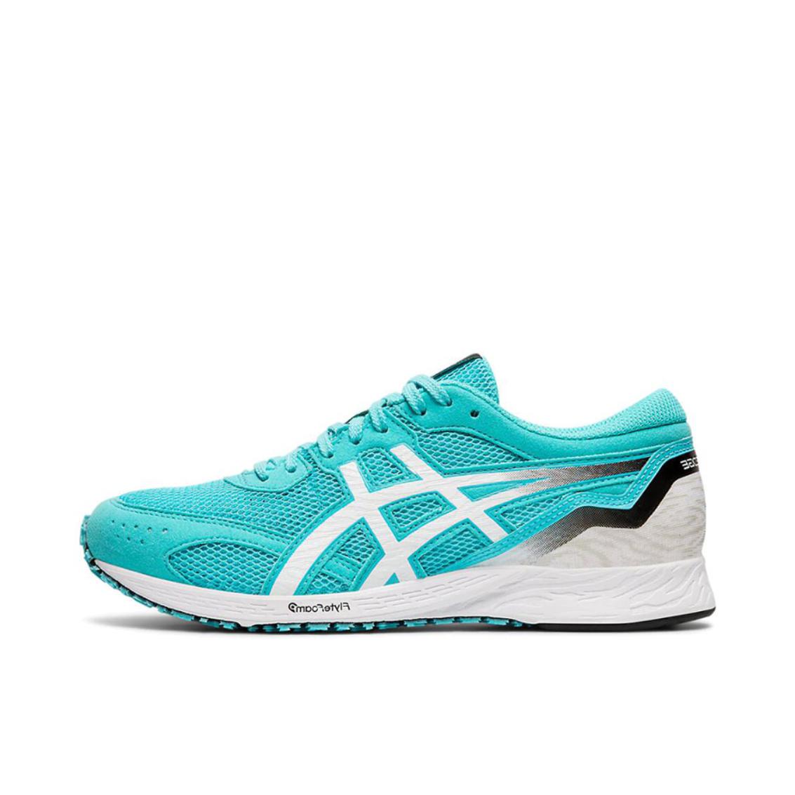 推荐商品：Asics/亚瑟士 Tartheredge 1 跑鞋 防滑耐磨网布透气舒适圆头百搭时尚织物 Sharp Green/Navy 女款/青蓝