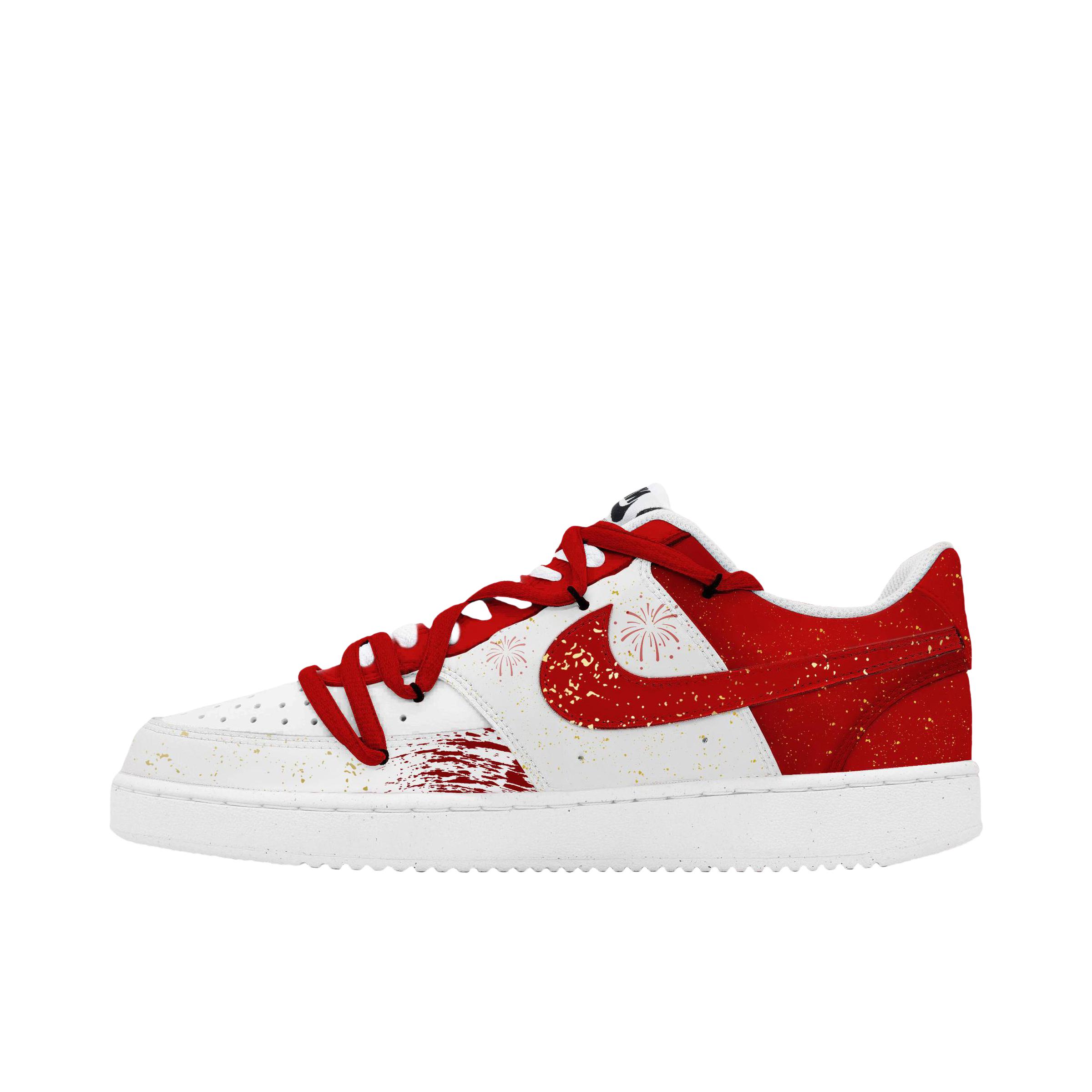 推荐商品：【定制球鞋】 Nike Court Vision 1 板鞋 防水美式简约防滑减震复古 千俞 