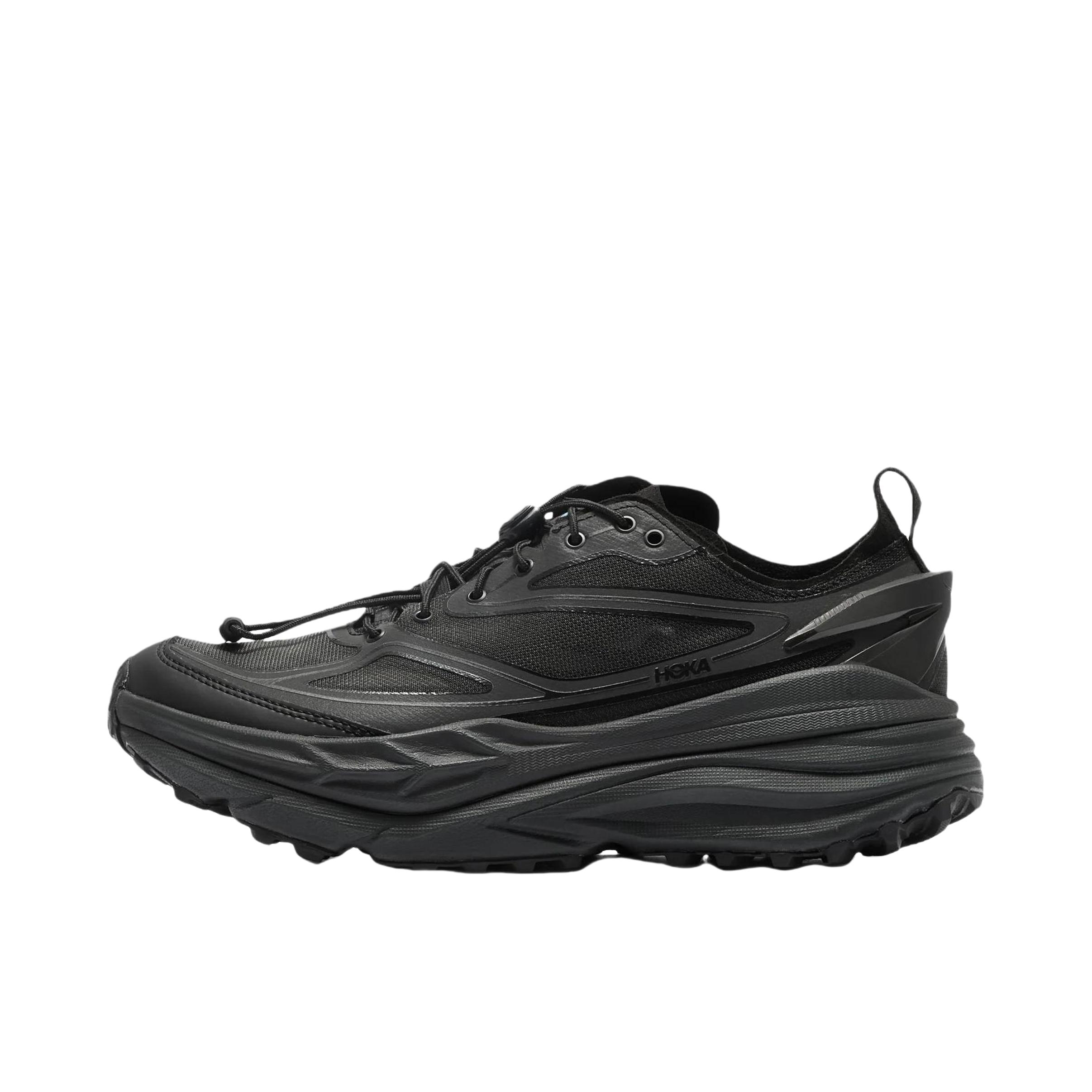 推荐商品：HOKA ONE ONE Stinson One7 跑鞋 舒适百搭防滑耐磨贴合 黑色 
