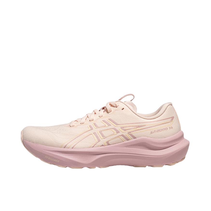 推荐商品：Asics/亚瑟士 GT-2000 14 跑鞋 舒适百搭支撑缓震回弹稳定支撑 粉色