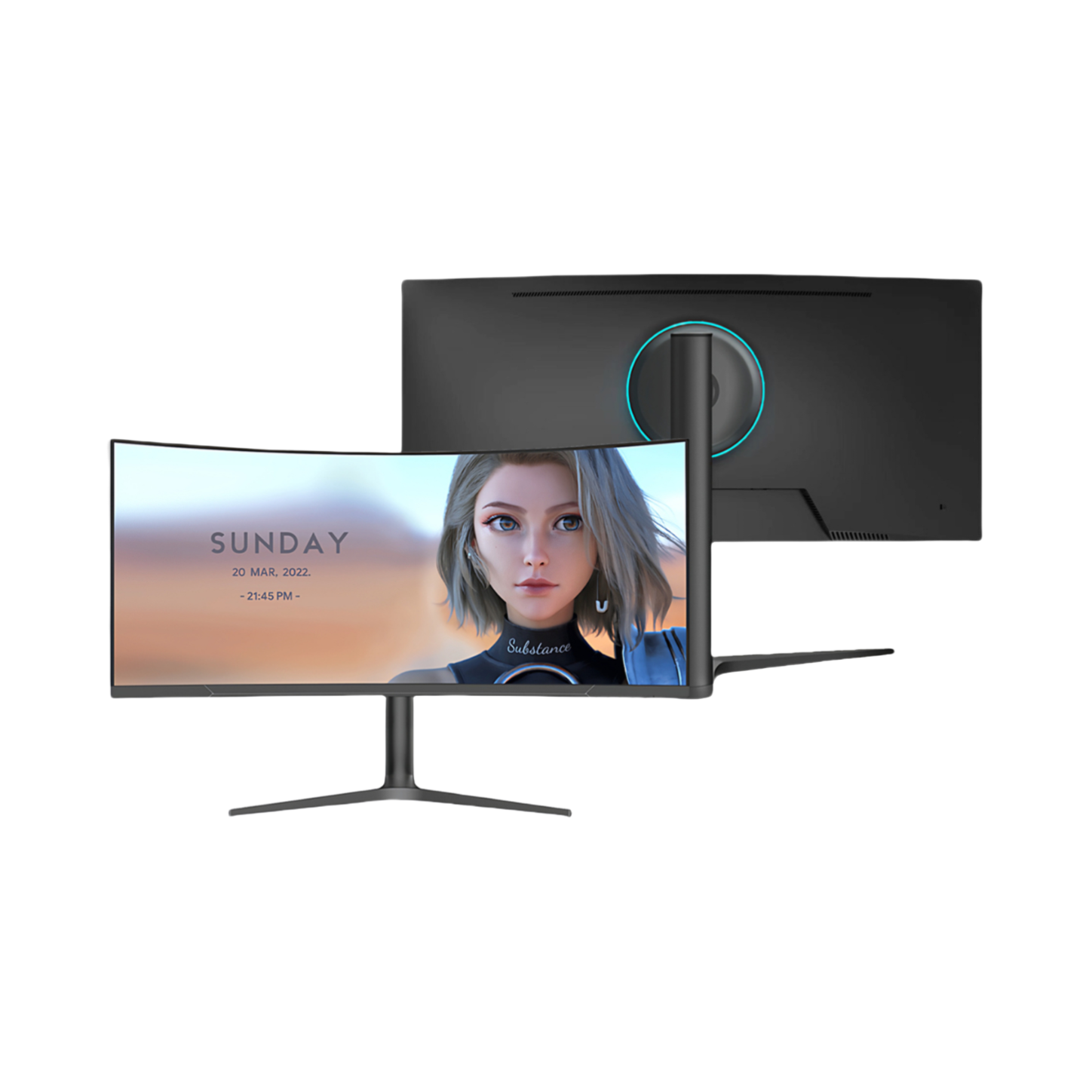 推荐商品：XiangYe/翔野 E3500 34英寸 180HZ 4K 显示器 曲面 高色域 可旋转 可壁挂 可升降