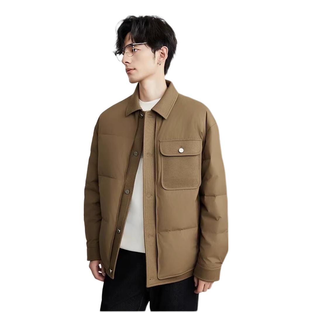 推荐商品：独驰 亲肤鸭绒加厚保暖长袖羽绒服 2637 美拉德