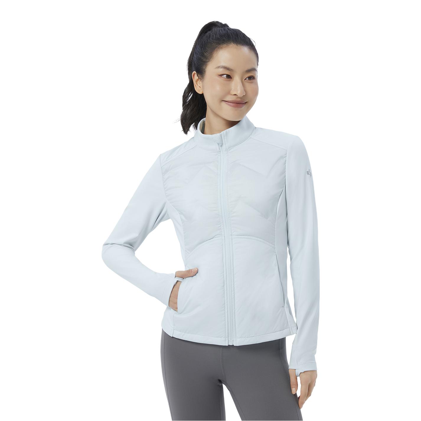 推荐商品：Lulla by Sea 亲肤保暖羽绒拼接冲锋衣 女装 W2528 冰川蓝