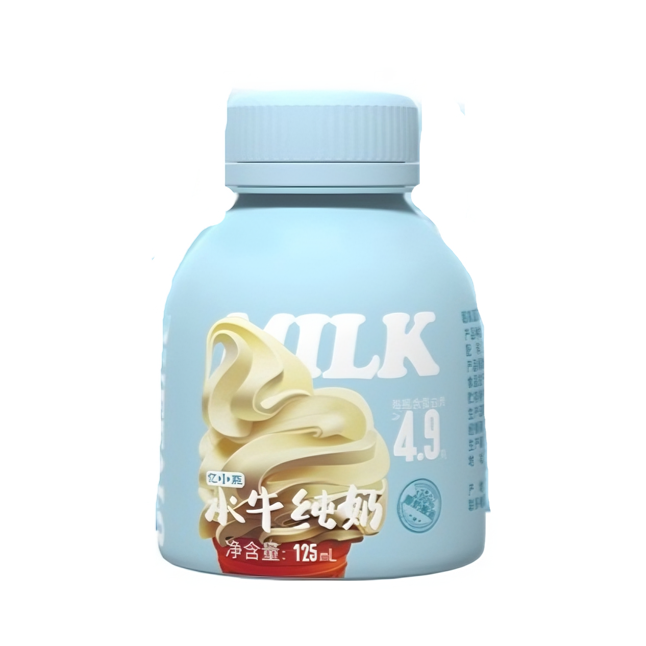 推荐商品：亿小瓶 水牛纯牛奶 瓶装 125ml