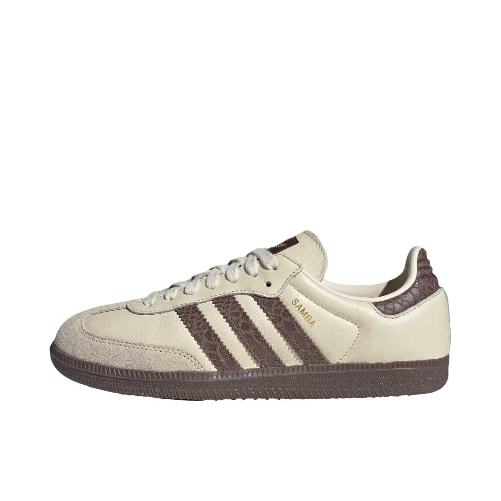 推荐商品：adidas Originals Samba OG T头鞋 板鞋 经典复古舒适百搭耐磨合成革圆头薄底贴合 奶油白