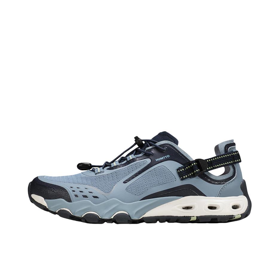 推荐商品：悍途 溯溪鞋 户外鞋 轻便透气减震软底涉水网面防滑徒步鞋 660893 浅蓝色/深蓝色