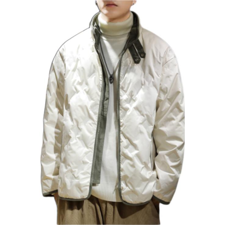 推荐商品：威纳派 菱格压花轻薄保暖亲肤羽绒服 TH-86375139 米杏