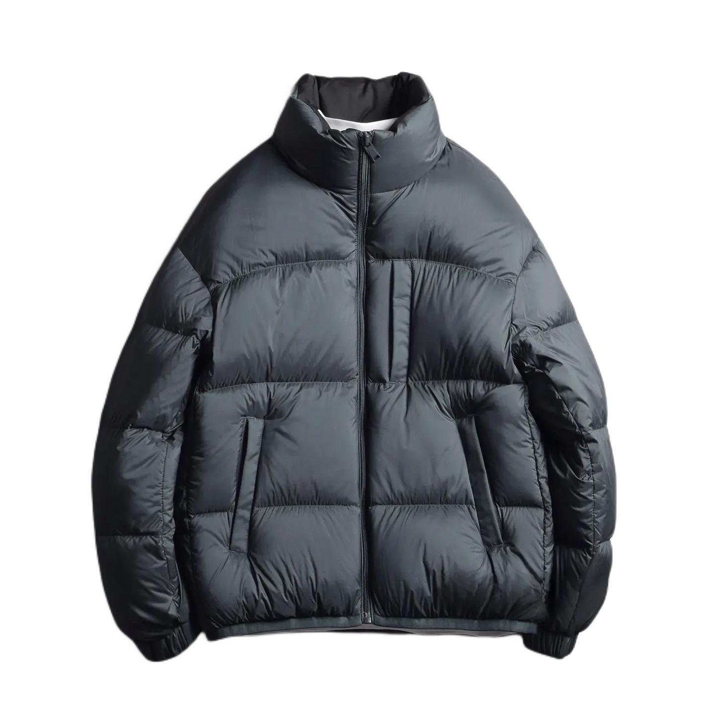 推荐商品：EximeTone 保暖亲肤立领加厚长袖羽绒服 Y185 金属灰