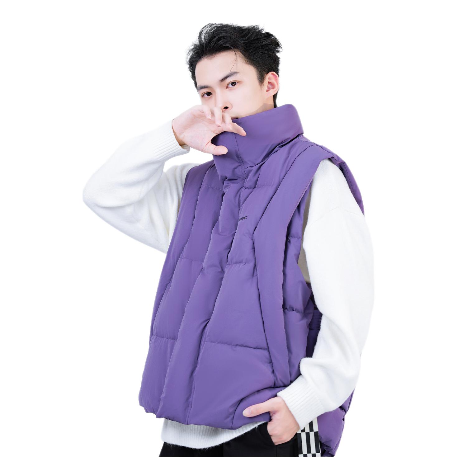 推荐商品：Kacelsy 加厚保暖亲肤羽绒马甲 24002 紫