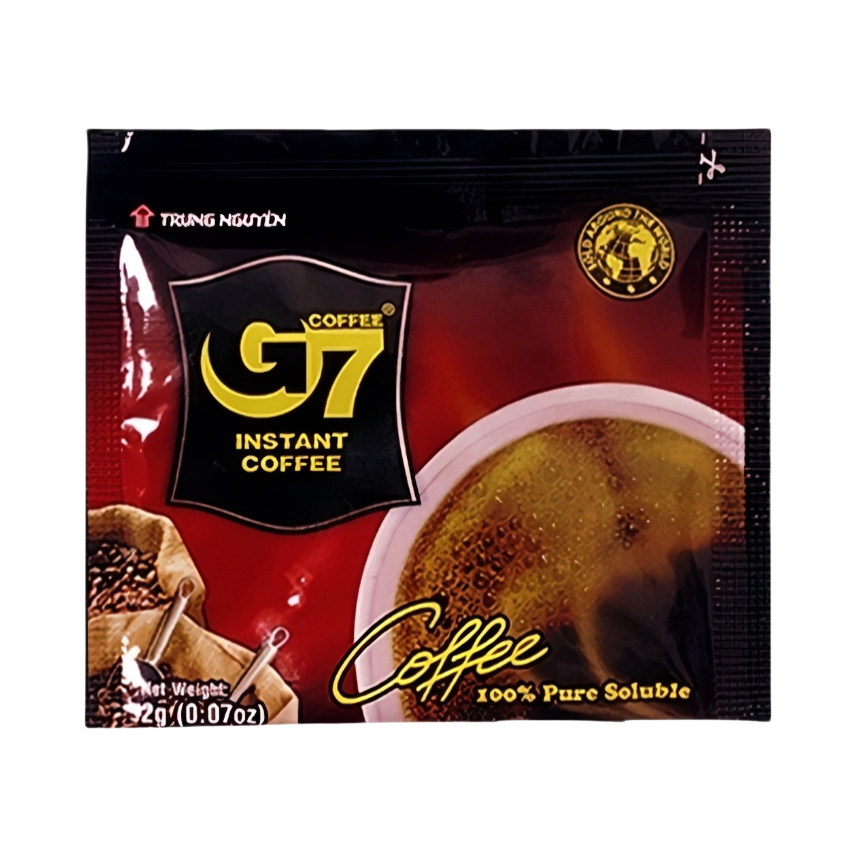 推荐商品：G7 纯黑咖啡 原装越南进口 萃取苦咖啡 速溶美式 2g 散装 提神无添加蔗糖