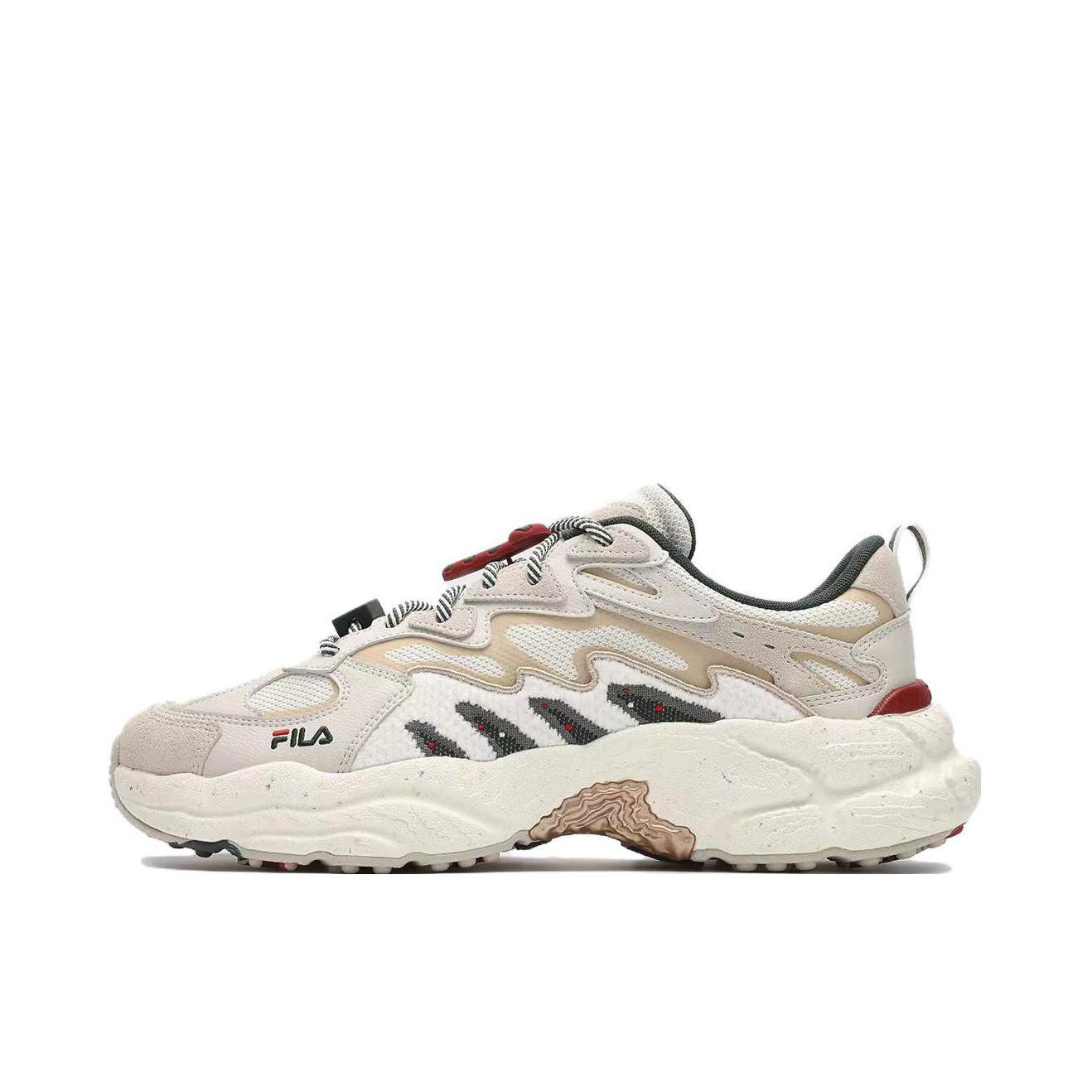 推荐商品：FILA/斐乐 FERN XMAS 摩登 防滑 舒适百搭 运动休闲鞋 F12W411120F 白玉石/亮灰