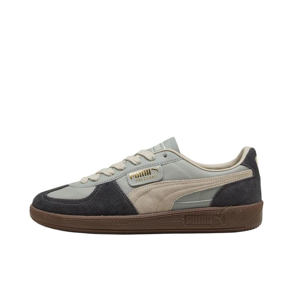 推荐商品：【朴彩英同款】 Puma/彪马 Palermo Og T头鞋 德训鞋 运动休闲鞋 时尚潮流拼接舒适百搭薄底复古 烟灰色