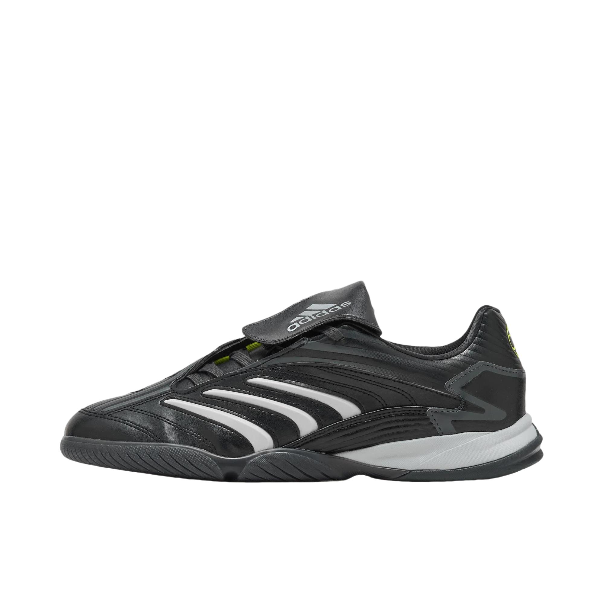 推荐商品：adidas Predator Sala IN 足球鞋 平底防滑耐磨低帮 黑色/白色